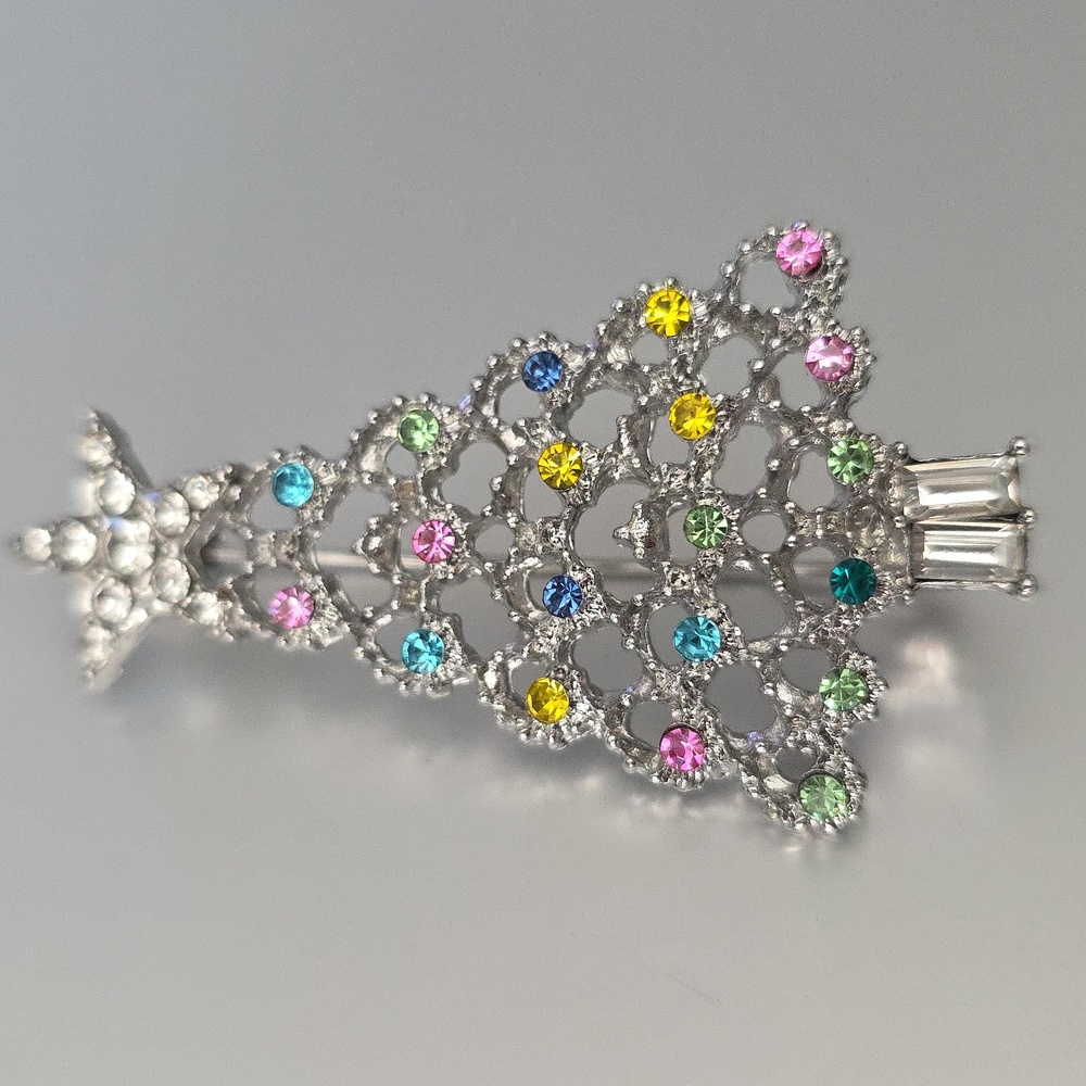 Christmas Tree BROOCH CHRISTMAS - Picture 1 of 4